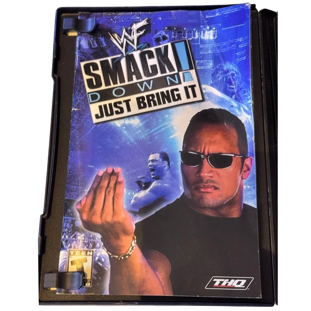WWF SmackDown! Just Bring It PlayStation 2 PS2 Video Game 2001 THQ SLUS-20316